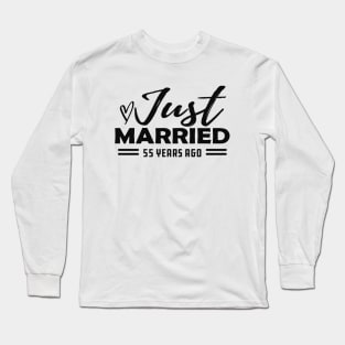 55th Wedding Anniversary - 55 years anniversary Long Sleeve T-Shirt